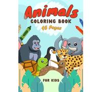 Animal Children's Coloring Book 45 pages