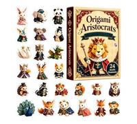 Animal Christmas Advent Calendar - 24 Day Holiday Countdown | 24-Day 2D Acrylic Wildlife Figurines for Trees Windowsill Mantel Office Car Backpack Holiday Party Home