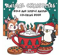 Animal Christmas: Spend endless hours of fun with this coloring book with cute critters celebrating the holidays. Now you can celebrate with them!