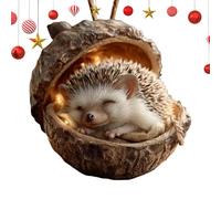 Animal Christmas Tree Decorations Ornaments 3D Forests Animal Acorn Ornaments, Cute Forests In Pine Cone Christmas, Soggiorno, Camera da letto, Giardino P
