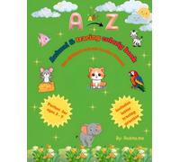 Animal coloring and tracing book: Fun alphabet, animals to color and learn.