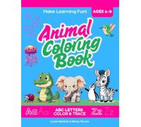 Animal Coloring Book: ABC Letters Color & Trace