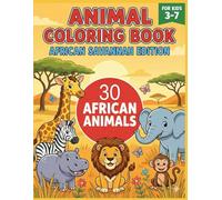 Animal Coloring Book: African Savannah Edition