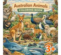 Animal Coloring Book - Australian Animals: Travel Edition