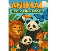 Animal coloring book: Awesome 50 Animals Coloring Book Kids 8~17