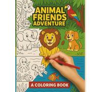 Animal Coloring Book: Color, Learn and Play