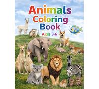 Animal Coloring Book for Kids Ages 3-6: ABC Learning & Fun