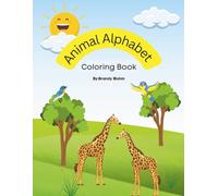 Animal Coloring Book For Kids: Educational Coloring Book with Animals and Alphabets for Preschool Children