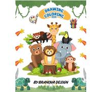 Animal coloring book for kids: Fun and Easy Art Activities for Creative Kids
