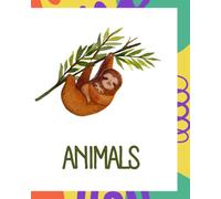 Animal Coloring Book for Kids: Fun and Easy Coloring Pages Featuring Farm, Forest, Jungle, and Ocean Animals for Boys and Girls