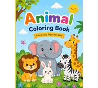 Animal Coloring Book: Fun & easy pages for Kids Best choice: 40 Fun Jungle Animals | 80 Easy Coloring Pages for Kids Easy and Simple Animal Coloring ... Jungle Animals Coloring Book for Beginners