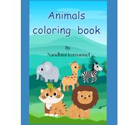 Animal coloring book: In alphabetical order