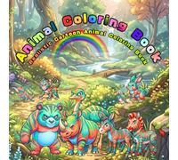 Animal Coloring Book: Realistic Cartoon Animal