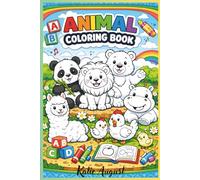 Animal coloring book: Simple and cute animal coloring book in alphabetical order