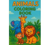 Animal Coloring Book - Write and Color: 40 Educational Coloring Pages with Space to Write Each Animal’s Name For Kids Ages 4+ | Single-Sided Pages