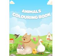 Animal Colouring Book for Kids Age 3-5 Years | Copy Colour: Animals | Fun Preschool Activity to Learn Colours & Animal Names | Large Images & Thick Paper for Easy Colouring