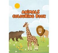 Animal Colouring Book for Kids Age 3-5 Years | Copy Colour: Animals | Fun Preschool Activity to Learn Colours & Animal Names | Large Images & Thick Paper for Easy Colouring