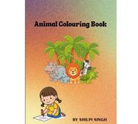 Animal Colouring Book for Kids Ages 4-8