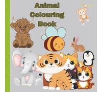 Animal Colouring Book for Kids: Colouring Pages with Animals and Alphabets for Kids Ages 3 to 8