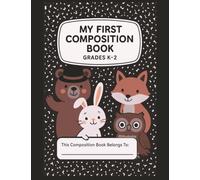Animal composition Notebook: "Fun Animal Notebook for K-2 - Wide-Ruled Writing and Drawing Pages for School and Creativity"