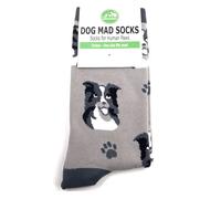 Animal Crackers Calzini da donna per amanti dei cani Border Collie Sheep Dog, tessuto misto cotone di qualità, taglia unica, ottimo regalo per gli amanti dei cani Collie e riempitivo per calze,