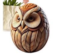 Animal Craft Egg - Carved Animal Craft Eggs | Egg Carving | Carved Easter Eggs | Eggs Ornaments | Resin Animal Carving Craft Vivid Art Decoration Basket Stuffers For Beginners Kids Adults