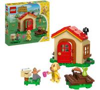 LEGO Animal Crossing La Casetta di Dora - Giocattolo con Minifigure, Pianoforte, Tavolo da Picnic, Accessori e Cibo - Regalo per Gamer, Bambine, Bambini e Fan da 6 Anni in su - 77058