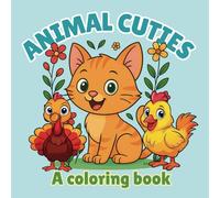 Animal Cuties: A Coloring Book