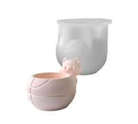 Animal Designs - Fioriera in silicone per resina fatta a mano in calcestruzzo per la decorazione della casa in cemento siliconico per la