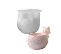 Animal Designs - Stampo in silicone a forma di vaso per resina fatta a mano, decorazione per la casa