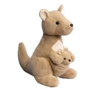 Animal Di Peluche Canguro - Bambola Coccolosa, Animale Morbido, Figura Fauna Selvatica Carina Con Joey Baby, Soffice | Giocattolo Per Regalo Compleanno, Casa Andare A Casa, Sala Vivai Bambin