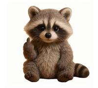 Animal di peluche di dito medio, Meet the Attitude Squad: piccoli ribelli lussureggianti con sfacciate e coccole, peluche tascabili umorismo da stress da stress e fascino ribelle, regali divertenti