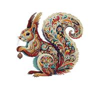 Animal Diamond Art Painting Squirrel Irregular Bright-Diamond Wall Decoration