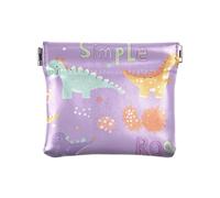 Animal Dino Roar - Portamonete da donna in pelle con cartoni animati, accessorio da viaggio carino per ragazze donne signore, animale, dino, ruggito, cartone animato, Decorazione