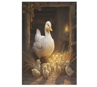 Animal Duck Puzzle Games for Adults E Bambini - for Creativity And Mindfulness - Challenging Jigsaw Puzzles 1000 Pezzi for Family （78×53cm）