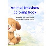 Animal Emotions Coloring Book: A bilingual coloring book to learn feelings in Spanish and English
