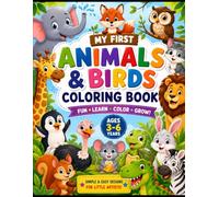 Animal Friends Coloring Book Learn Animal Names While Coloring: Learn Animal and Bird Names While Coloring