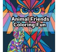 Animal Friends Coloring Fun: Intricate Animal Designs for Mindfulness and Relaxation