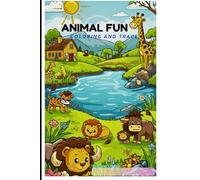 Animal Fun Adventure: Color and Trace