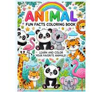 Animal Fun Facts Coloring Book for Kids: A Fun and Educational Coloring Book of Animals from Around the World