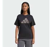 ADIDAS SPORTSWEAR Maglia funzionale 'Animal Graphic' talpa / antracite / nero / bianco Donna ADIDAS SPORTSWEAR XL-XXL