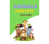 Animal Habitats Coloring Booklet in Grayscale Illustrative Style