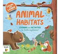 Animal Habitats (Tascabile) Early learning sticker book for little explorers