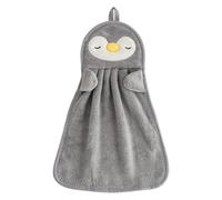 Animal Hand Towels - Super Absorbent Fabric, Quick Drying Material, Soft Plush Texture, Hanging Loop Design, Cute Decorative Style | Ideal for Boys Girls Teens Nursery Daycare School Home Restroom