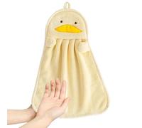 Animal Hand Towels - Super Absorbent Fabric, Quick Drying Material, Soft Plush Texture, Hanging Loop Design, Cute Decorative Style | Ideal for Boys Girls Teens Nursery Daycare School Home Restroom