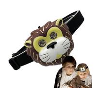 Animal Headlamp - Adjustable Rotating Head Light, Bright Torch Lightweight Illumination Gear | Fun Wearable Flashlight for Kids Camping Trips Birthday Halloween Christmas Outdoor Adventure Present