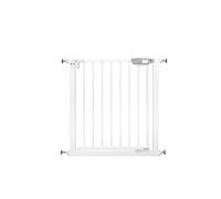 Animal House - Cancelletto di Sicurezza a Pressione - Per Cani e Gatti - Senza Forature - Divisore in Metallo per Casa - Bianco altezza 76cm larghezza 75-84cm