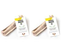 Animal House - Corna di Cervo Premium per Cani Sezionate - 100% Naturali e Resistenti - Migliora l'Igiene Orale - Adatte a Tutte le Taglie - Cruelty-Free (S) (Confezione da 2)