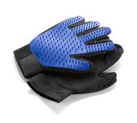 Animal House Paia di Guanti per Toelettatura, Togli Peli per Cani e Gatti, Massaggiante e Morbido, Pulizia e Comfort Piacevole (Blu)