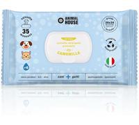 Animal House Salviette Profumate 35 PZ: Salviette Umidificate Ipoallergeniche e Biodegradabili per la Pulizia Quotidiana di Cani e Gatti (CAMOMILLA)